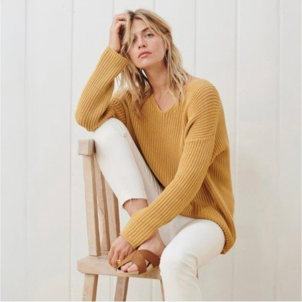 Jenni Kayne Mustard Sweater
